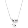 Xtinctio - Necklace Created in honor of an Orca known as J35 in the Pacific Northwest, who mourned the loss of her offspring by carrying her dead calf for 17 days. Our whale & Calf Pendant in recycled sterling silver