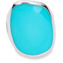 Xtinctio Ocean Vanguard Ring Hand Made in Italy by a 3rd generation goldsmith using the ancient and rarely used Etruscan enamel technique. eco-conscious jewelry ,