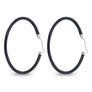 Xtinctio - These circular bronze enameled hoop earrings are hand made in Italy by a 3rd generation goldsmith using the ancient Etruscan art of enameling. Rhinoceros -
