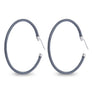 Xtinctio Earrings -These circular bronze enameled hoop earrings are hand made in Italy by a 3rd generation goldsmith using the ancient Etruscan art of enameling.