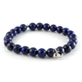 Lapis Lazuli Bracelet with Whale Charm 6mm - Free shipping and returns