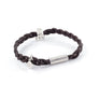 Xtinctio - Bracelet Unisex eco friendly waxed linen/cotton cord with animal charm (brass dipped in platinum) and magnetic steel clasp. Imbued with the spirit of the endangered Orangurtan g.