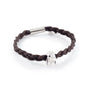 Xtinctio - Bracelet Unisex eco friendly waxed linen/cotton cord with animal charm (brass dipped in platinum) and magnetic steel clasp. Imbued with the spirit of the endangered Orangurtan