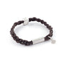 Xtinctio - Bracelet - Unisex eco friendly waxed linen/cotton cord with Polar Bear animal charm (brass dipped in platinum) and magnetic steel clasp. This bracelet is made in honor of the critically endangered Polar Bear Xtinctio - For The Survival Of The Species -