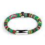 Highly Durable, Comfortable, Fun and well made . Eco-conscious linen/cotton blend HOPE bracelet is lovingly hand made in the USA and UK. Easy on, easy off magnetic clasp. Engraved with our logo serving as a constant reminder that in this age of extinction, we are all connected to every living thing. Our partner in Rainforest Conservation is Rainforest Conservation Trust. Xtinctio donates 50% of all profits to organizations that protect the most endangered species on earth and their habitats.