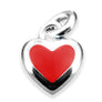 Xtinctio - The S925 Heart Red Enameled pendant hangs on a 925 sterling silver necklace and represents your commitment to protecting wildlife. Xtinctio donates 50% of our profits to organizations that protect the most endangered species on earth and their habitats.