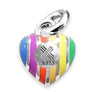 Rainbow Heart Necklace - Free shipping and returns