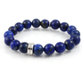 Lapis Lazuli Stretch Beaded Bracelet -Free shipping and returns