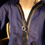 Waxed Cord Amulet - Ocean - Free shipping and returns