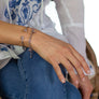 Sterling silver charm bracelet representing your commitment to protecting these critically endangered species and their habitats. Price includes 5 animal charms.