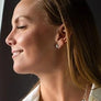 Leaf Earrings 925 Silver and Chalcedony - Free shipping and returns