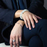 Xtinctio Moonstone Stretch Beaded Bracelet