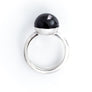 Xtinctio - This Etruscan Sphere Ring is hand made in Italy by a 3rd generation goldsmith using 925 Silver and enamel. Engraved with our X logo, it is a positive reminder of our connection to every living thing in this age of extinction. Our partner in Rhinoceros