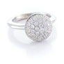 Xtinctio - Hand made in Italy by a 3rd generation Goldsmith. This eco conscious 925 silver and Lab-grown diamonds is engraved with our X logo, 50% of all profits go towards protecting the most endangered species on the planet earth.