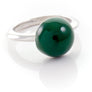 Xtinctio - This Etruscan Sphere ring is hand made in Italy by a 3rd generation Goldsmith. Eco conscious 925 silver and enamel. Engraved with our logo serving as a constant reminder that in this age of extinction, we are all connected to every living thing. Our partner in Rainforest Conservation