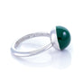 Xtinctio - This Etruscan Sphere ring is hand made in Italy by a 3rd generation Goldsmith. Eco conscious 925 silver and enamel. Engraved with our logo serving as a constant reminder that in this age of extinction, we are all connected to every living thing. Our partner in Rainforest Conservation