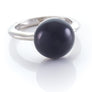 Xtinctio - This Etruscan Sphere Ring is hand made in Italy by a 3rd generation goldsmith using 925 Silver and enamel. Engraved with our logo, it is a positive reminder of our connection to every living thing in this age of extinction. Our partner in Elephant