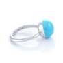 Xtinctio - This Etruscan Sphere ring is hand made in Italy by a 3rd generation Goldsmith. Eco conscious 925 Silver and enamel. Engraved with our logo serving as a constant reminder that in this age of extinction, we are all connected to every living thing. Our partner in Ocean Conservation is The Coral Reef Restoration.