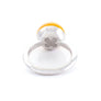 Xtinctio - This Etruscan Sphere ring is Hand Made in Italy by a 3rd generation Goldsmith. Eco conscious 925 Silver and enamel. Imbued with the spirit of the orangutan