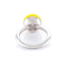 Xtinctio - Make a statement with the Etruscan Sphere ring. Each ring is individually hand Made in Italy by a 3rd generation goldsmith using the ancient Etruscan Enameling method. Imbued with the spirit of the Tiger