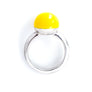 Xtinctio - Make a statement with the Etruscan Sphere ring. Each ring is individually hand Made in Italy by a 3rd generation goldsmith using the ancient Etruscan Enameling method. Imbued with the spirit of the Tiger