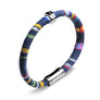 Highly Durable, Comfortable, Fun and well made . Eco-conscious linen/cotton blend HOPE bracelet is lovingly hand made in the UK. Easy on, easy off magnetic clasp. It represents the whales endangered species that we are partnering to protect creating awareness and hope. 50% of all profits are donated to organizations that protect endangered species and their habitats.