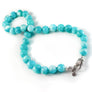 Xtinctio - This Amazonite Beaded Necklace is Eco conscious, chic, beautiful and timeless. Lovingly hand made and represents our commitment to protect the Ocean. 50% of all profits go to support the protection of endangered species and their environments