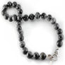 Labradorite Beaded Necklace 12MM - Free shipping and returns