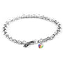 Rainbow Heart Bracelet