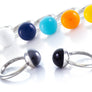 Xtinctio - Make a statement with the Etruscan Sphere ring. Each ring is individually hand Made in Italy by a 3rd generation goldsmith using the ancient Etruscan Enameling method. Imbued with the spirit of the Tiger