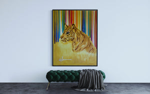 Tiger Acrylic Handmade Original Painting