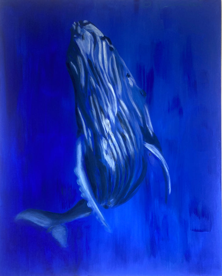 Whale Handmade Acrylic Original Painting