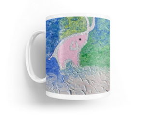 Pink Elephant - Mug