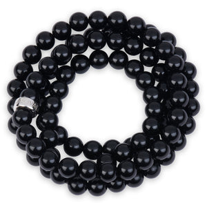 Xtinctio - bracelet and necklace Our Black Onyx pieces represent our commitment to saving the endangered Rhino and 20% of all profits are donated to our partner in Rhino conservation.
