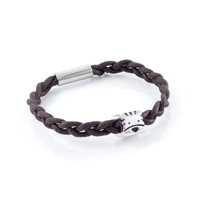 Tiger Waxed Cord  Bracelet  - Free shipping and returns