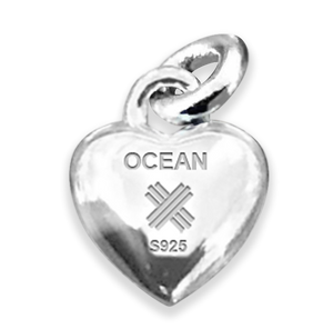 Ocean  Heart  Necklace -Free shipping and returns