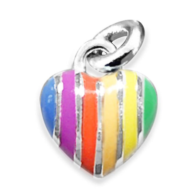 Rainbow  Heart Necklace  - Free shipping and returns