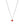 Xtinctio - The S925 Heart Red Enameled pendant hangs on a 925 sterling silver necklace and represents your commitment to protecting all wildlife. Xtinctio donates 50% of our profits to organizations that protect the most endangered species on earth and their habitats.