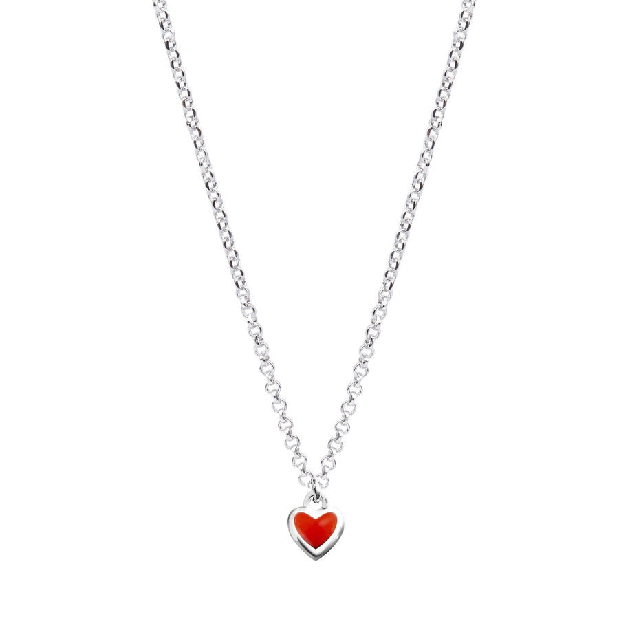 Xtinctio -  The S925 Heart Red Enameled pendant hangs on a 925 sterling silver necklace and represents your commitment to protecting all wildlife.  Xtinctio donates 50% of our profits to organizations that protect the most endangered species on earth and their habitats.