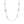 Long Silver Necklace with Raw Citrine Gemstone - Free shipping and returns